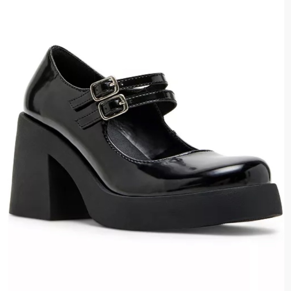 New: Steve Madden Lonniie Platform Block-Heel Mary Jane Pumps. Size 9